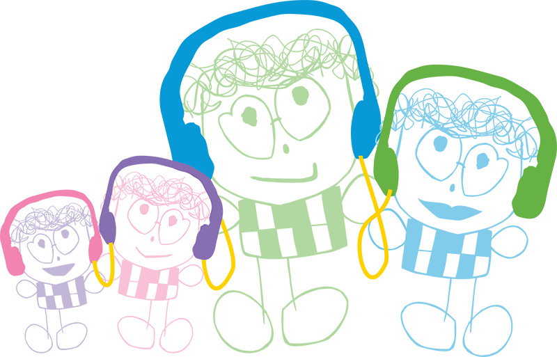 Lil Gadgets, LilGadgets, Lil Gadgets headphones, cartoon headphones, headphones for kids, graphic headphones, pink headphones, purple headphones, blue headphones, green headphones, connected headphones