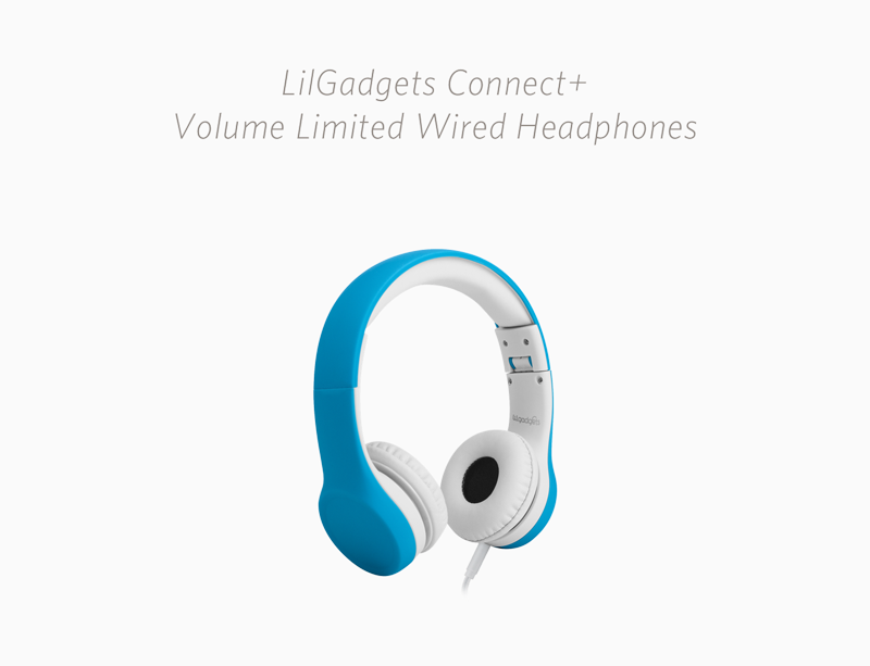 Connect Wired Kids Headphones 7 colors LilGadgets